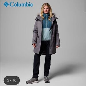Columbia Gray and Blue Women's Jacket